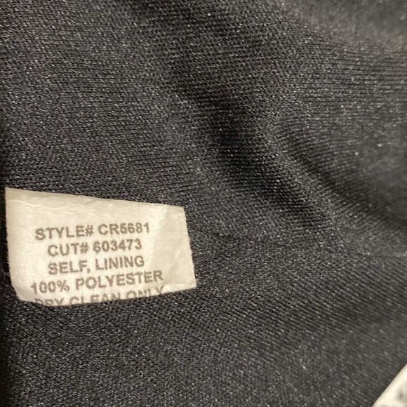 Eva Franco Houndstooth Print Sleeveless Ruffle Hem Dress Women Size 12 - Picture 10 of 11